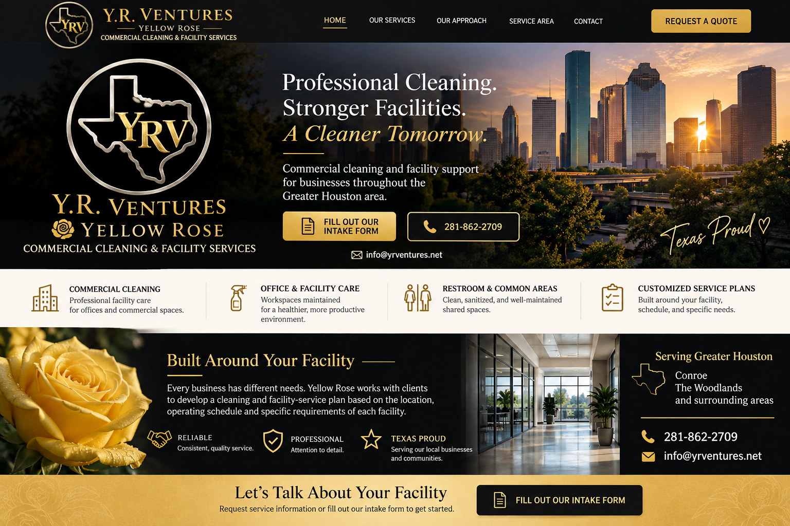 Y.R. Ventures — Yellow Rose Commercial Cleaning & Facility Services